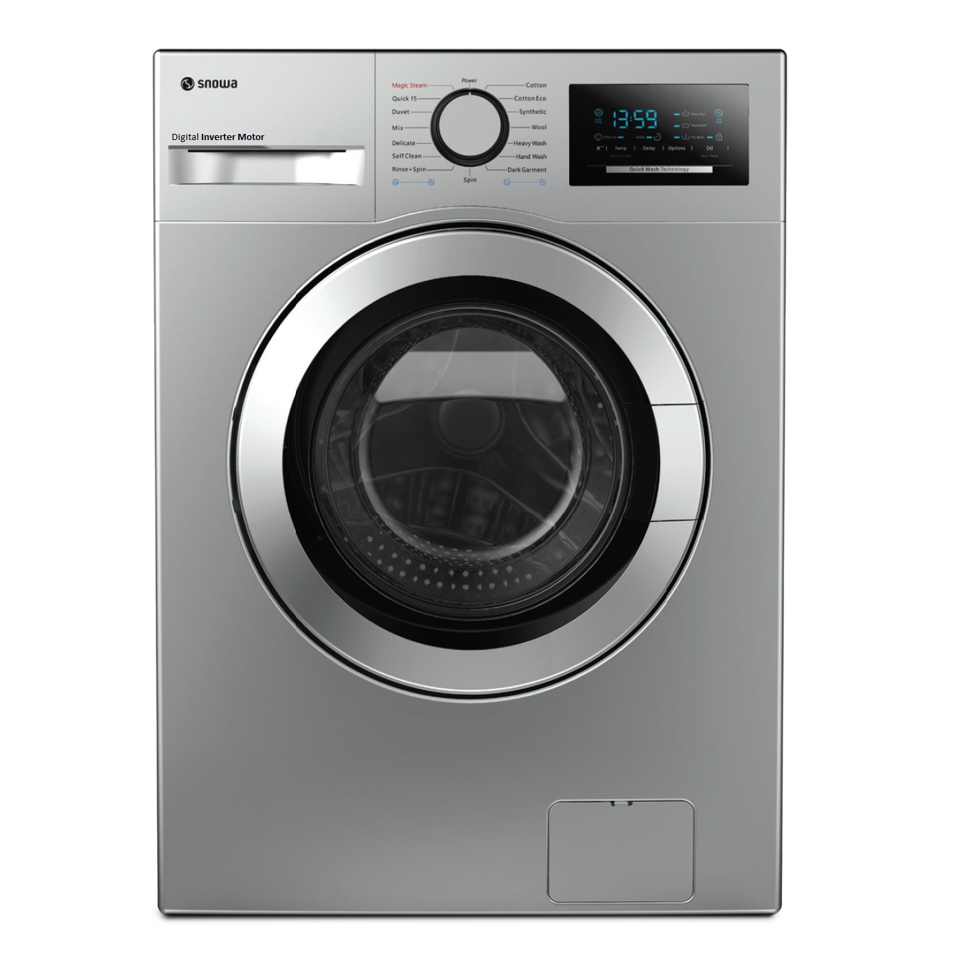 ماشین لباسشویی اسنوا مدل swm 82304 ظرفیت 8 کیلوگرم